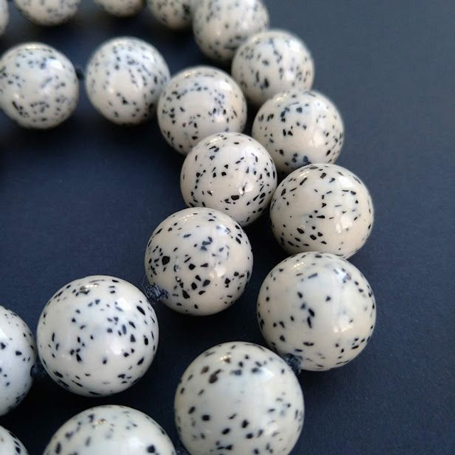 Collier met dalmatier jaspis