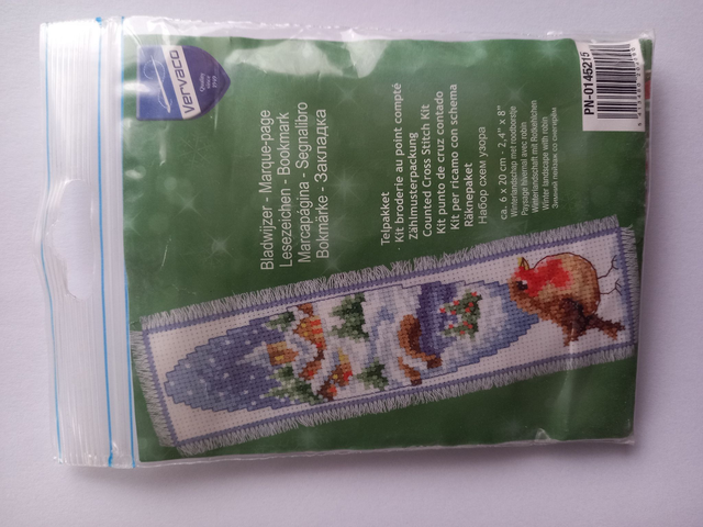 Boekenlegger "Winter/roodborstje" PN-0145215