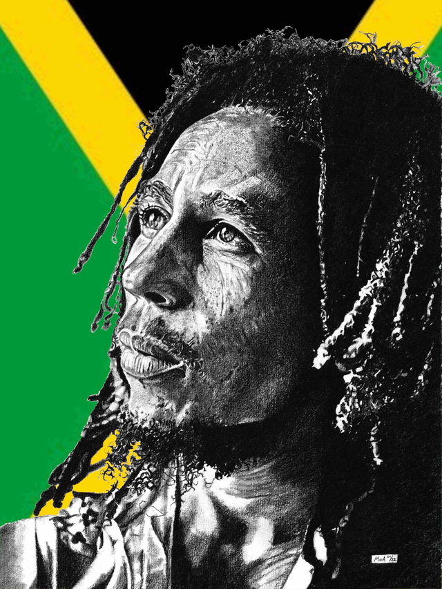 Bob Marley flag