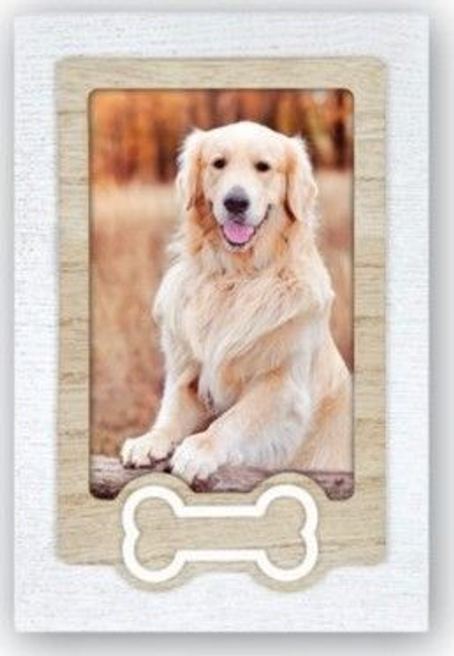 CADRE BOIS OSSO VERTICAL AVEC PHOTO PERSONNALISEE FORMAT 10x15