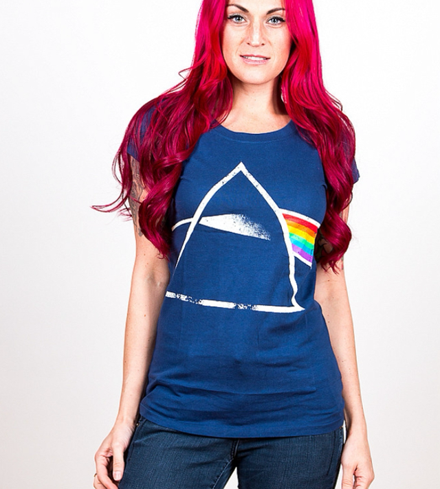 Pink Floyd Dark side of the moon Ladies Skinny Fit T Shirt