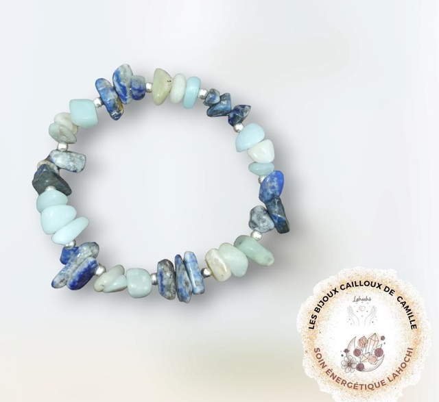 Bracelet Sérénité en Sodalite et Amazonite 