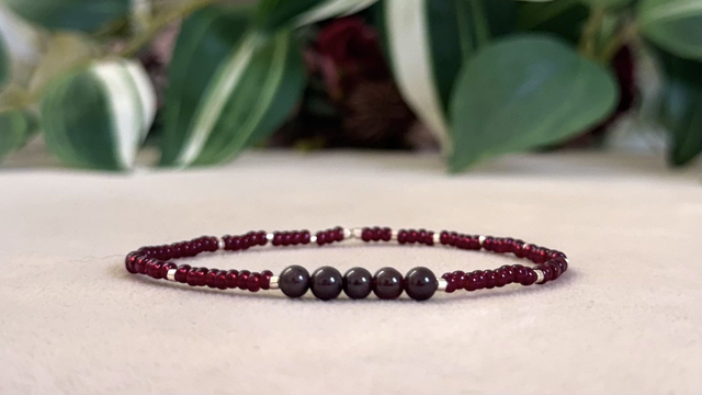 Bracelet | Grenat - Éléments 2