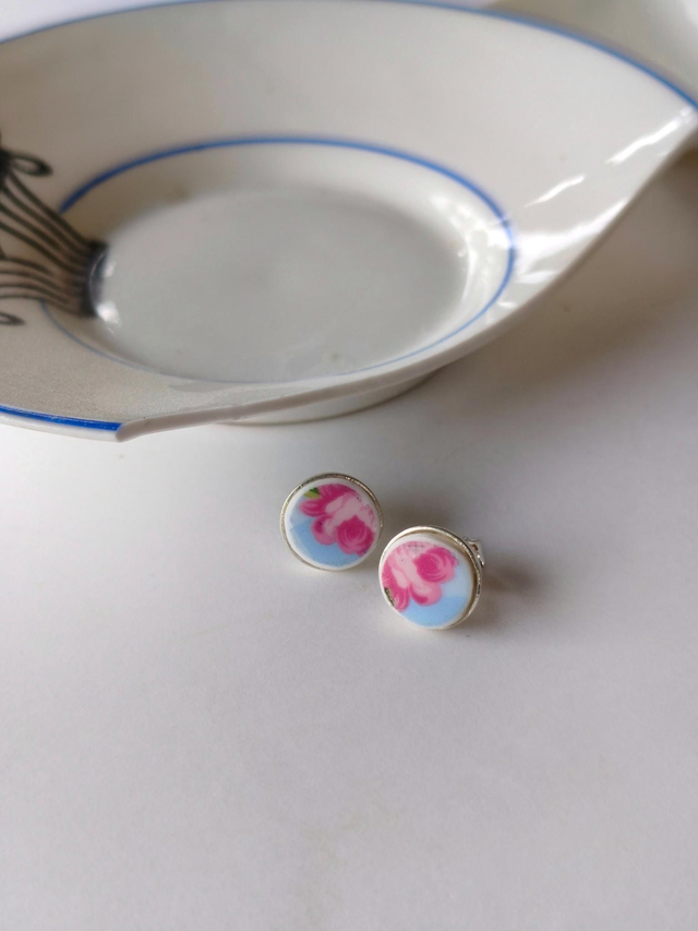 Boucles d&#039;oreilles - porcelaine - no.2