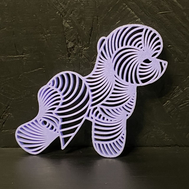 3D - Bichon Blueberry Bubblegum 