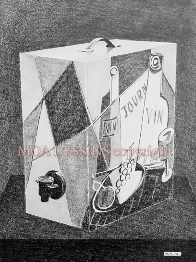 Cubisme (dessin original 30x40)