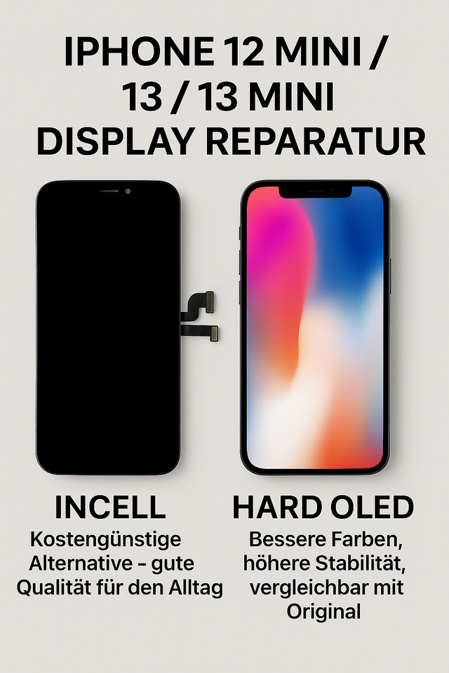 🔧 iPhone 12 mini / 13 mini / 13  Display Reparatur