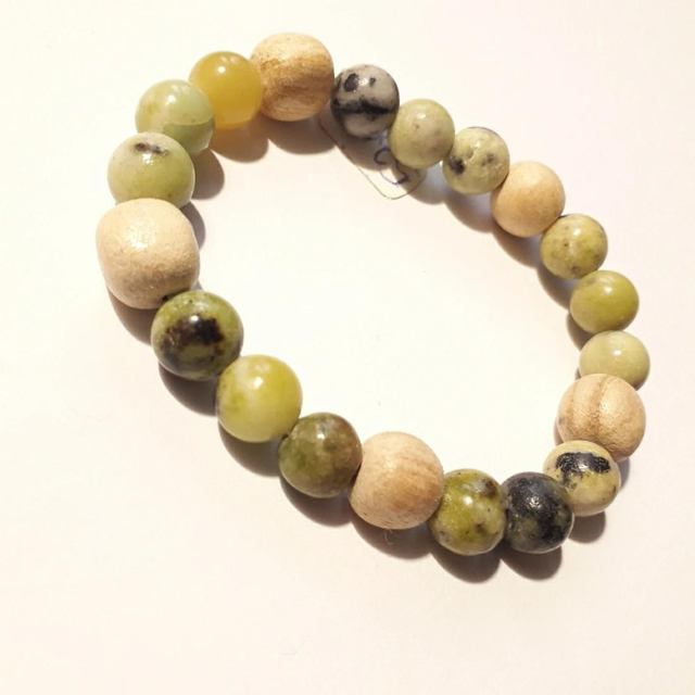 Jade &amp; Palo Santo Aromatherapy Bracelet 