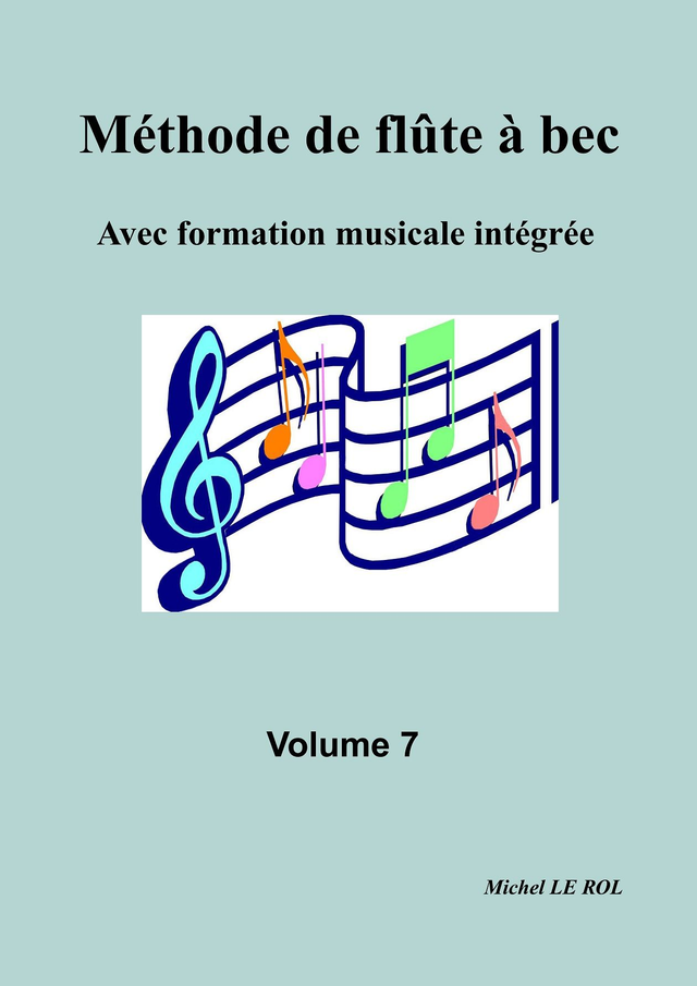 Vol. 7 méthode de flûte à bec PDF et imprimé
