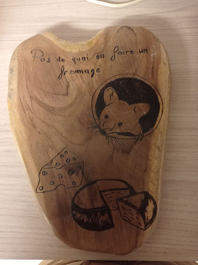 Plateau à fromage souris