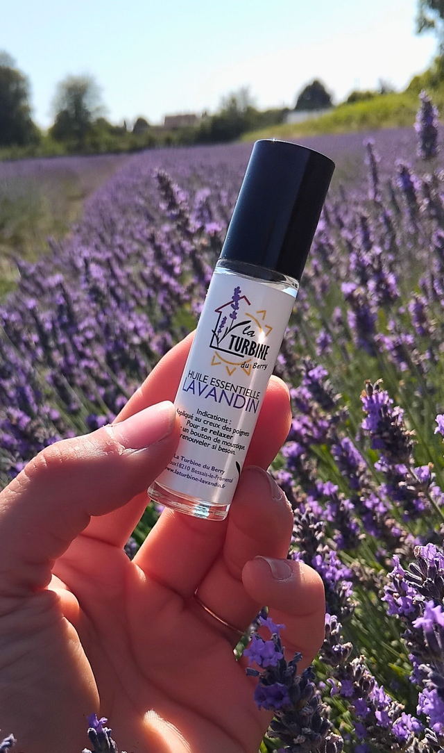 Roll-on à l'huile essentielle de lavandin