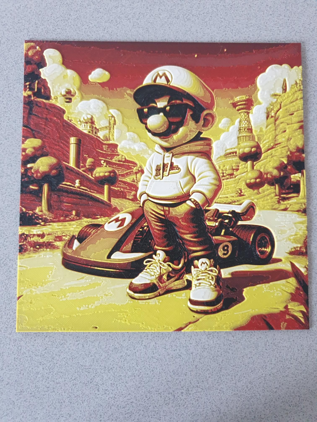 Plaque Deco Mario Kart