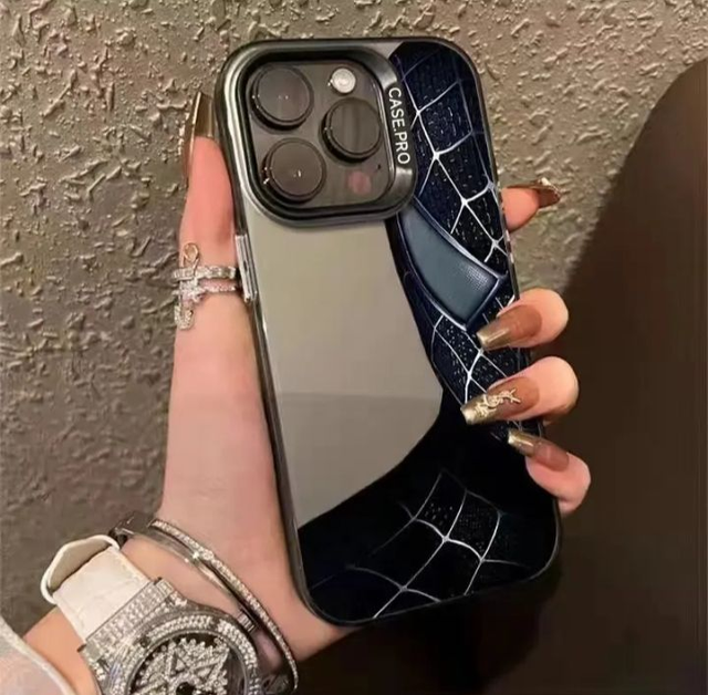 Coque iPhone Spiderman Noir