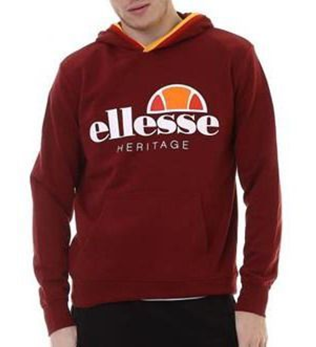 520204 - ELLESSE Felpa Cappuccio profilo multicolor