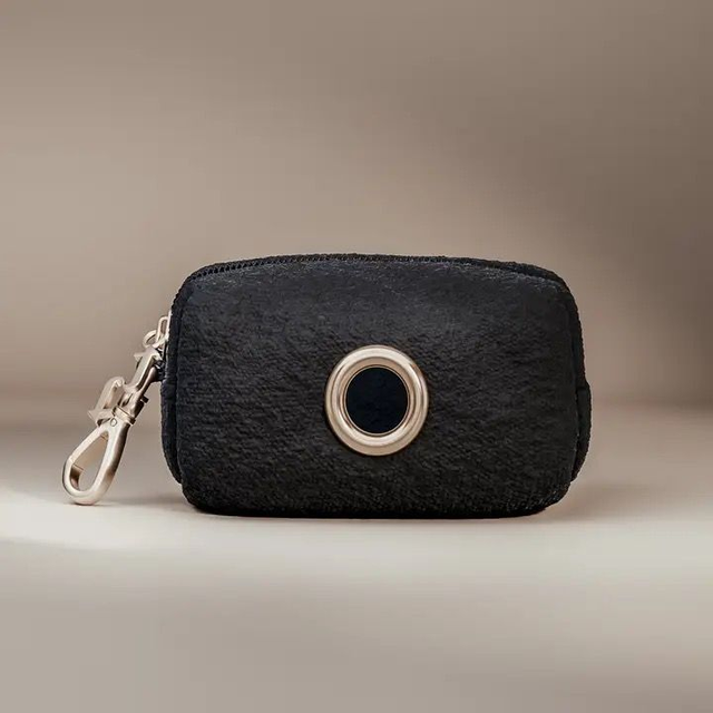 By Teddy Boucle Poop Bag Holder - Midnight