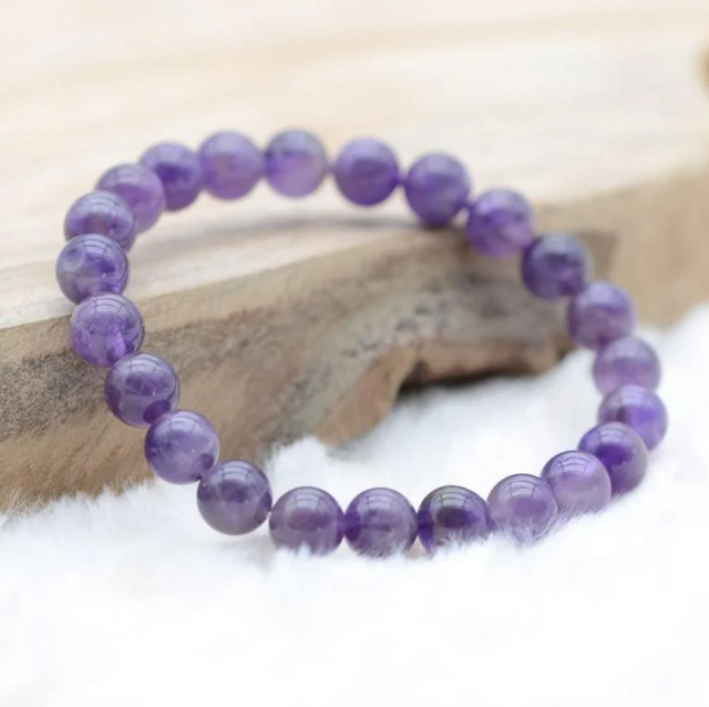 Bracelet en Améthyste 10mm