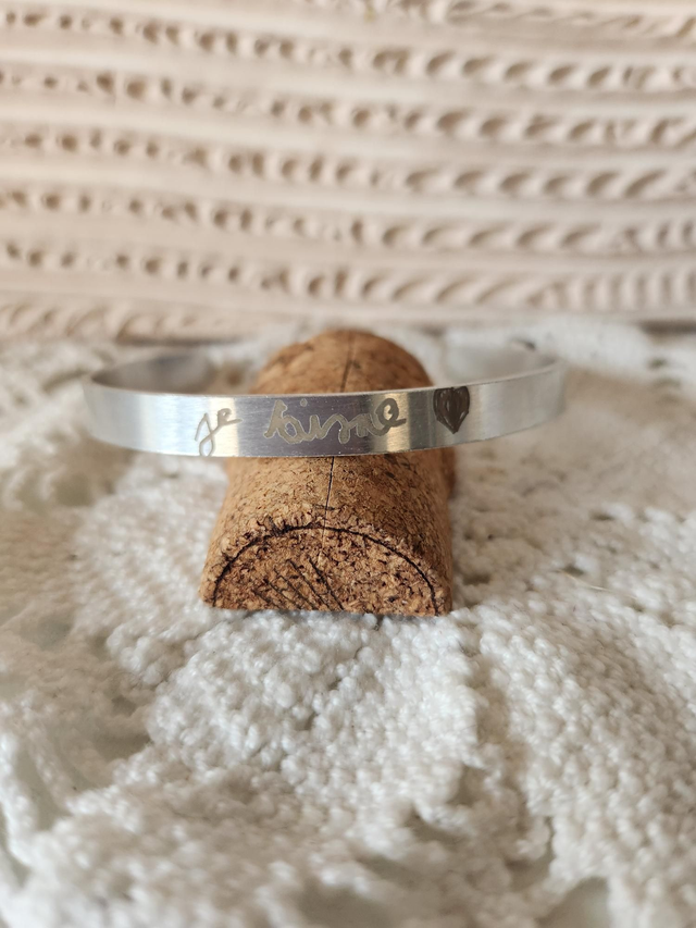 Bracelet alu à graver