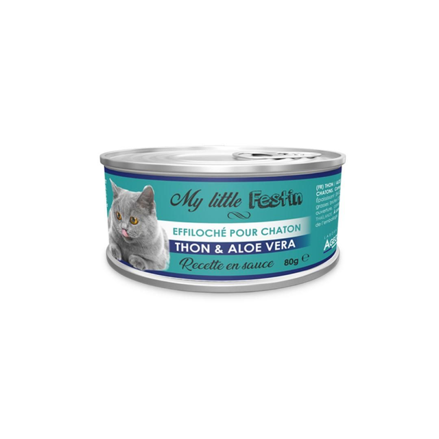 Pâtée plaisir pour chatons sauce thon / aloe vera - 80gr
