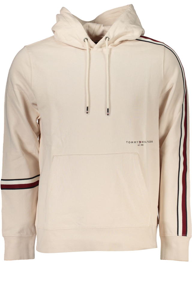 TOMMY HILFIGER FELPA SENZA ZIP UOMO BEIGE