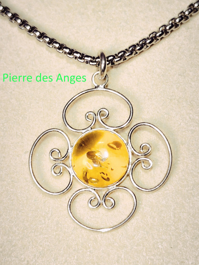 Pendentif Ambre