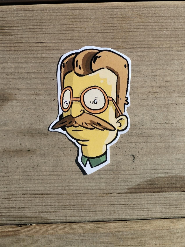Pegatina Simpson "Ned Flanders"