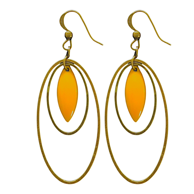Boucles d'oreilles bronze MAWU