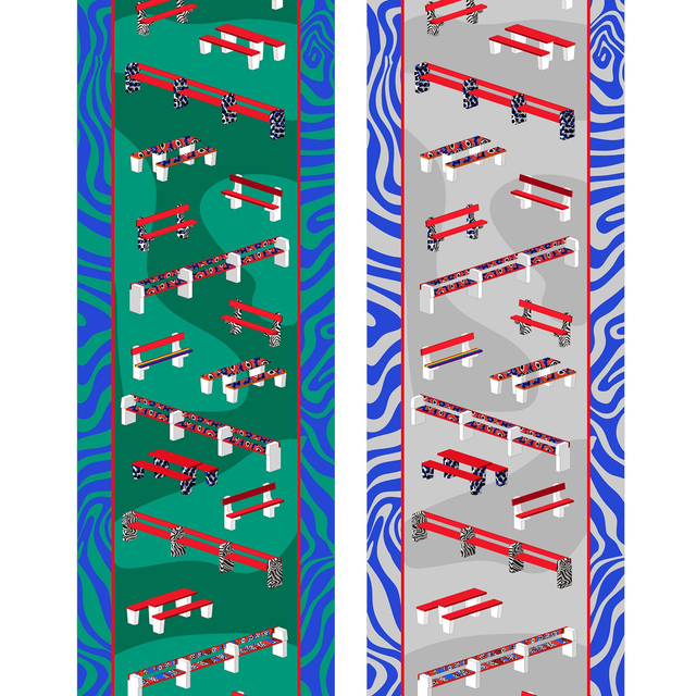 PANEL Bench Long / Hosszú Pad