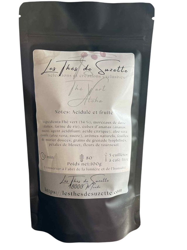 Thé Vert Aloha - Aloe vera, grenade