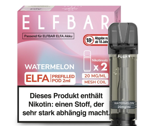 ELFBAR ELFA Prefilled Pods – Watermelon | 20 mg