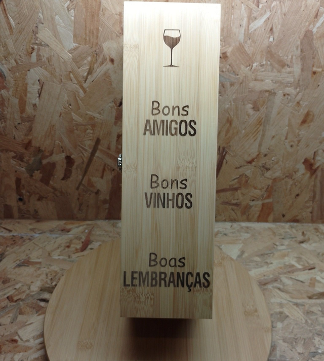 Caixas de Vinho em Madeira – Gravação a Laser Personalizada