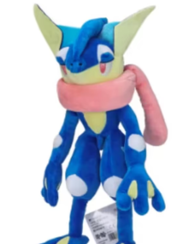 Pokemon grote knuffel Greninja blauw (30cm)