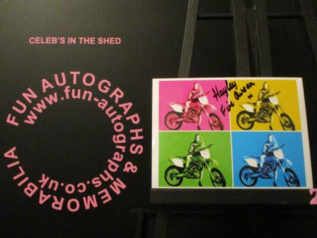 Hayley Rillings Authentic Autographed 7x5 Pop Art Limited Edition (2)