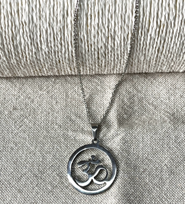 Collier AUM Acier Inoxydable 