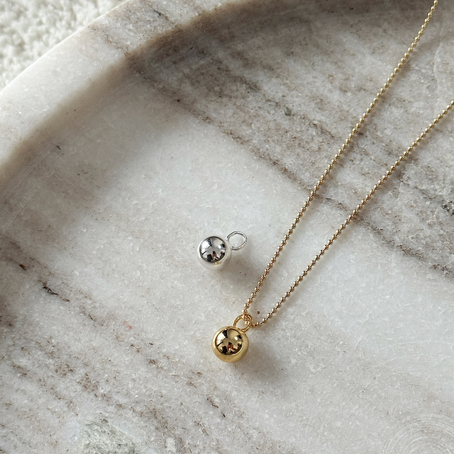 Luna Ball Charm (925 Silber)