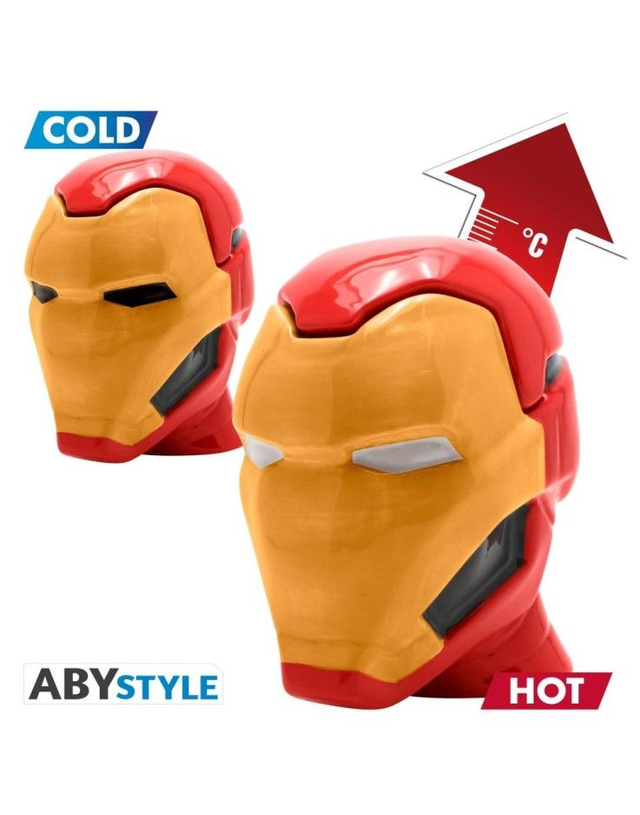 Marvel: Iron Man 3D Mug with Lid