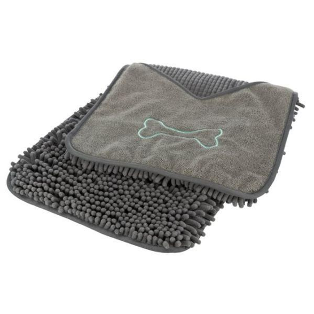 Serviette en tissu avec pochettes pour les mains