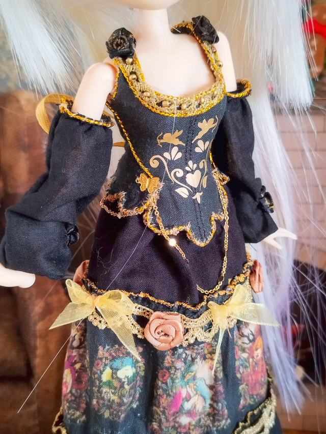 Black Deer Dolly Royal dress for Pullip dolls