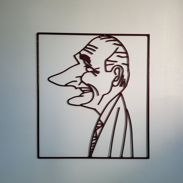 "Traits d'État" 60x70 cm