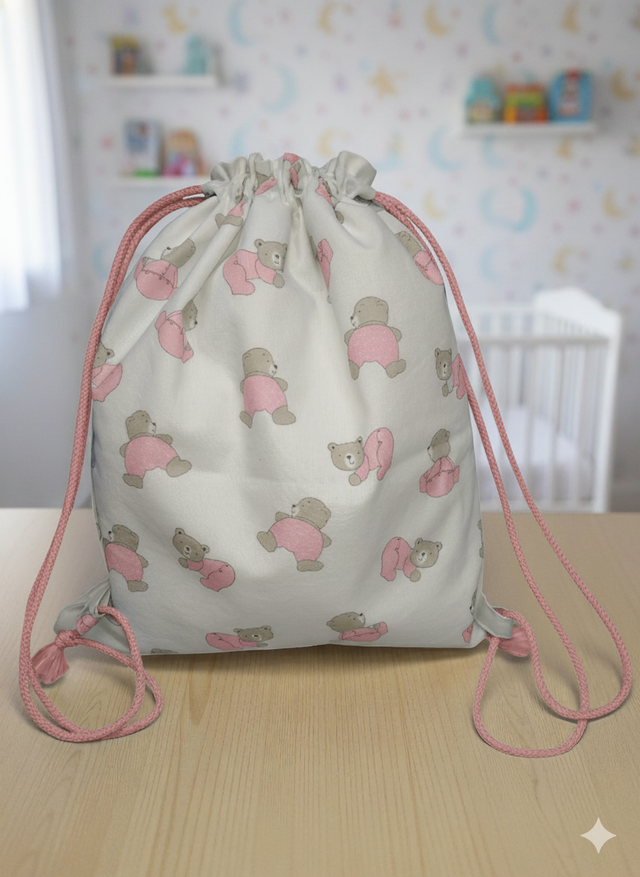 Mon sac polochon - rose
