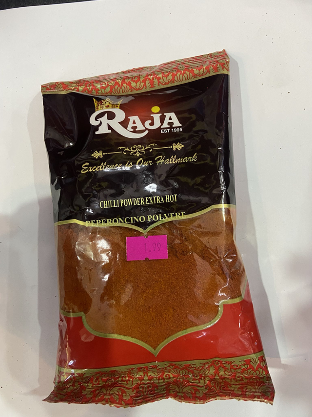 CHILLI POWDER EXTRA HOT 100g - RAJA