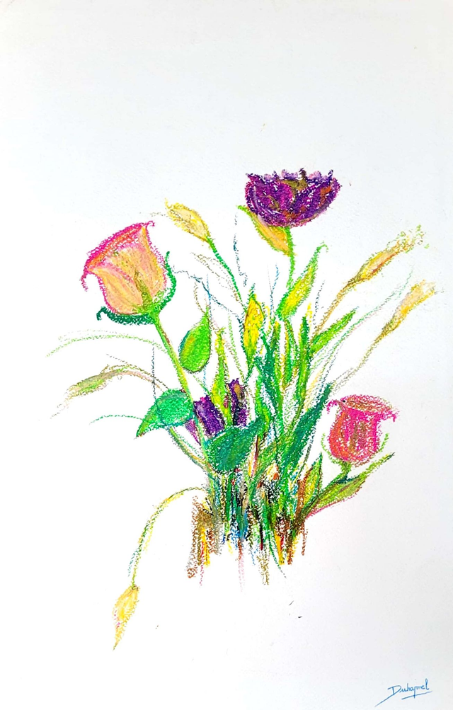 Roses et feuillages, 2016