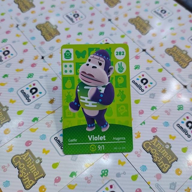 Tarjeta Amiibo Violet / Animal Crossing 282