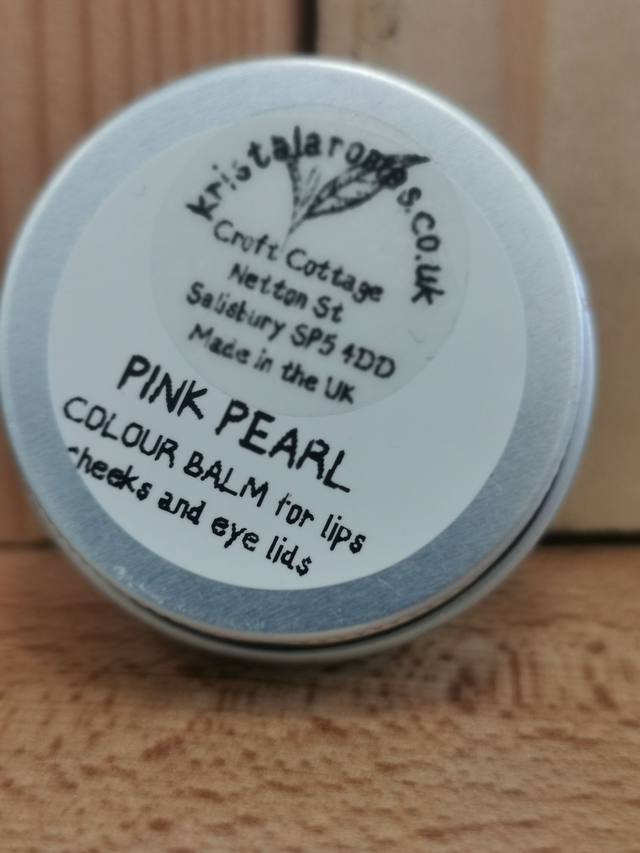 Colour Balm  Pink Pearl (for lips, cheeks &amp; eye lids) 10g WITH FREE BRUSH