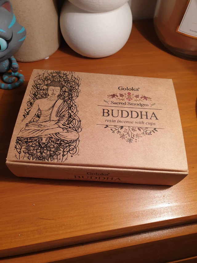 Coupelles charbon encens Bouddha