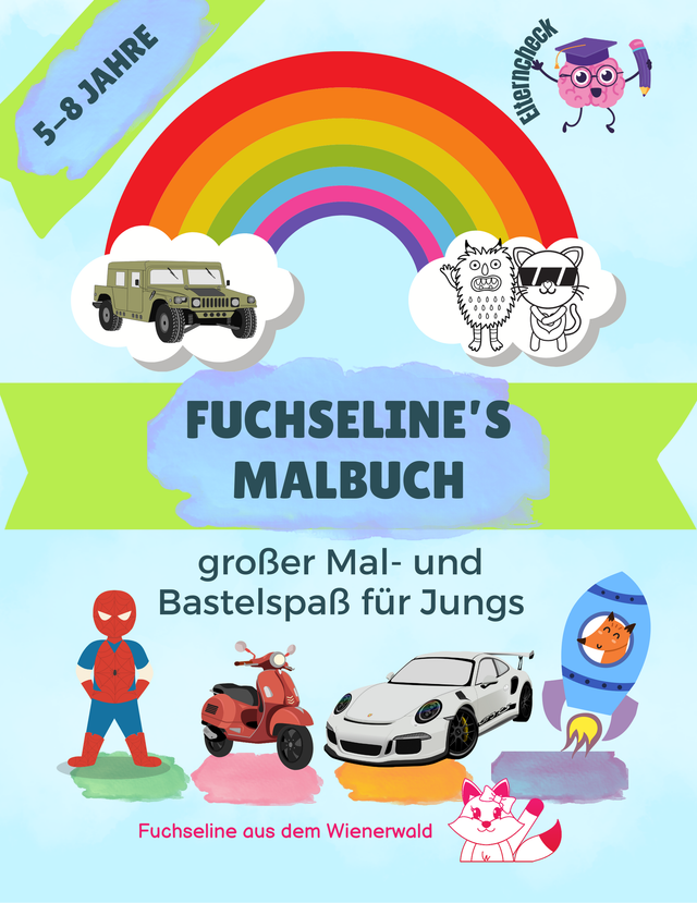 3. Fuchseline´s Malbuch: Großer Mal- und Bastelspaß für Jungs!
