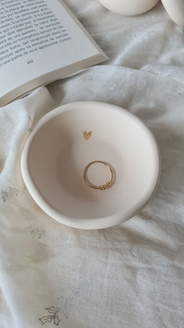 Coupelle Ondine - craie douce