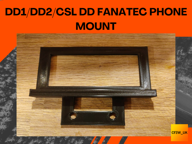 Fanatec DD1 / DD2 / CSL DD Universal Phone Dash Holder Mount Sim Display MFD