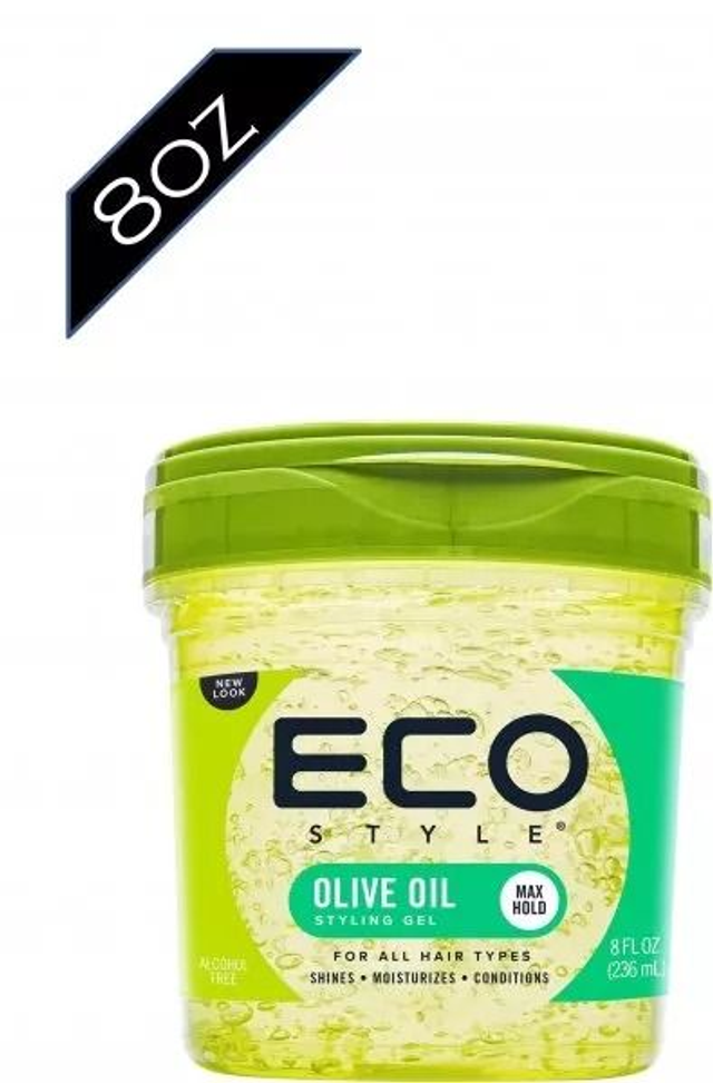 ECO: STYLING GEL - 8OZ OLIVE OIL (711A)