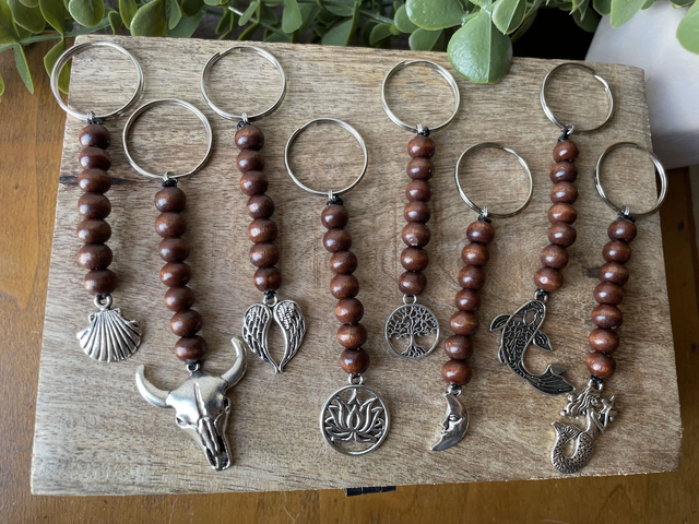 Porte-clefs en bois