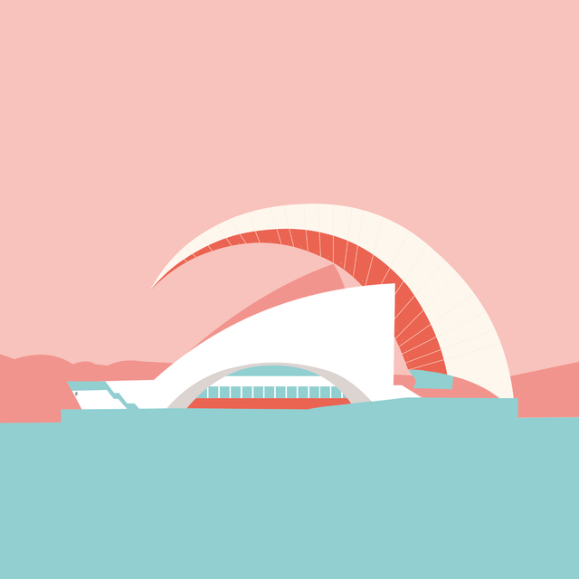 Lámina Edificio de la música